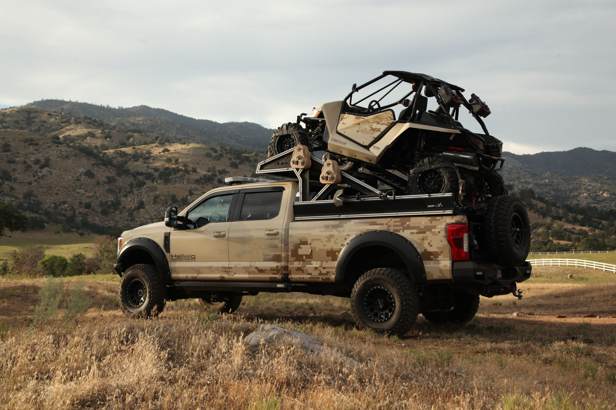 Hellwig S 17 Ford F 350 Goes Everywhere With Military Durability